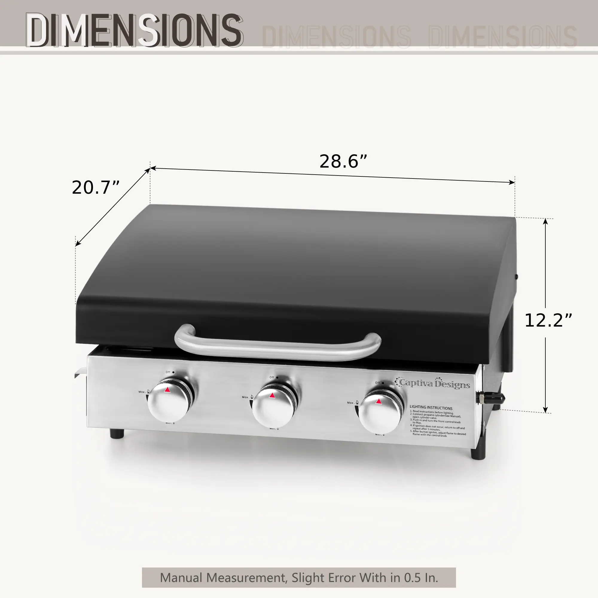 Table top Griddle Grill