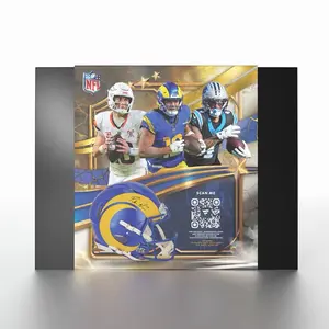 1x Signed Authentic Football Helmet DIVISIONAL Break - Fanatics Underwraps Memorabilia