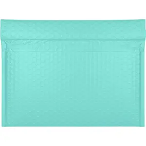 13x10" Side-Opening Teal Bubble Mailers (27-Pack)