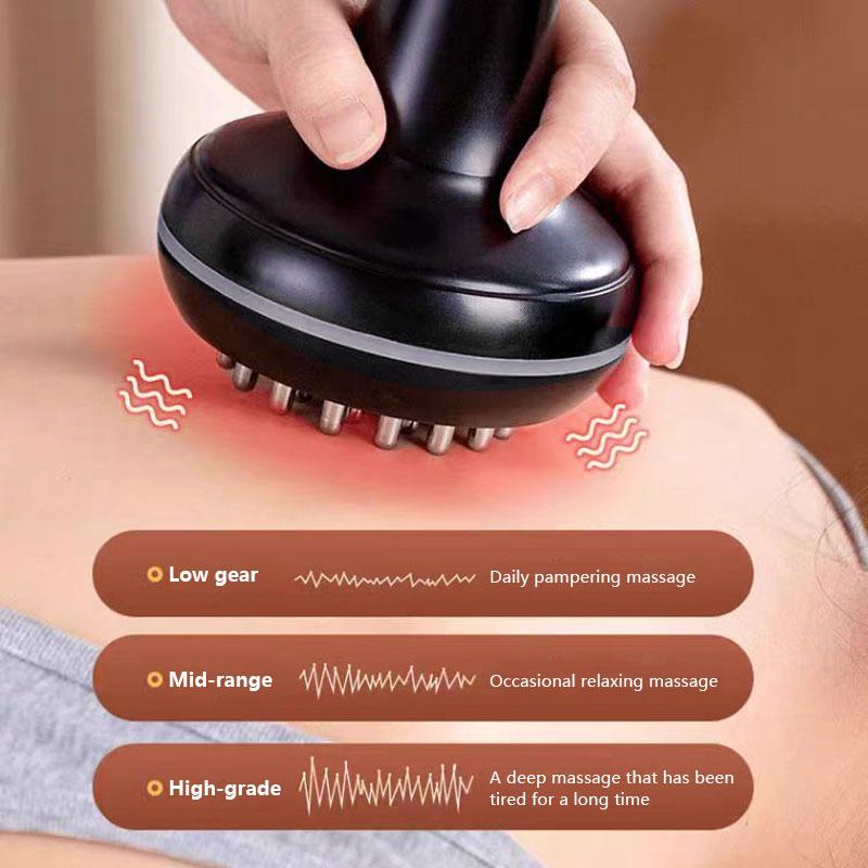 [Renhui] lymphatic  brushElectric Meridian Massager - Full Body Abdomen, Leg, Back and Shoulder Massage, USB Charging TPE Muscle Soothing, Portable Blood Circulation Assistance, Holiday Gifts for Parents, Home Fitness Tools
