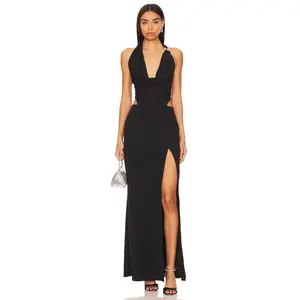 Camila Coelho Trinidad Gown in Black