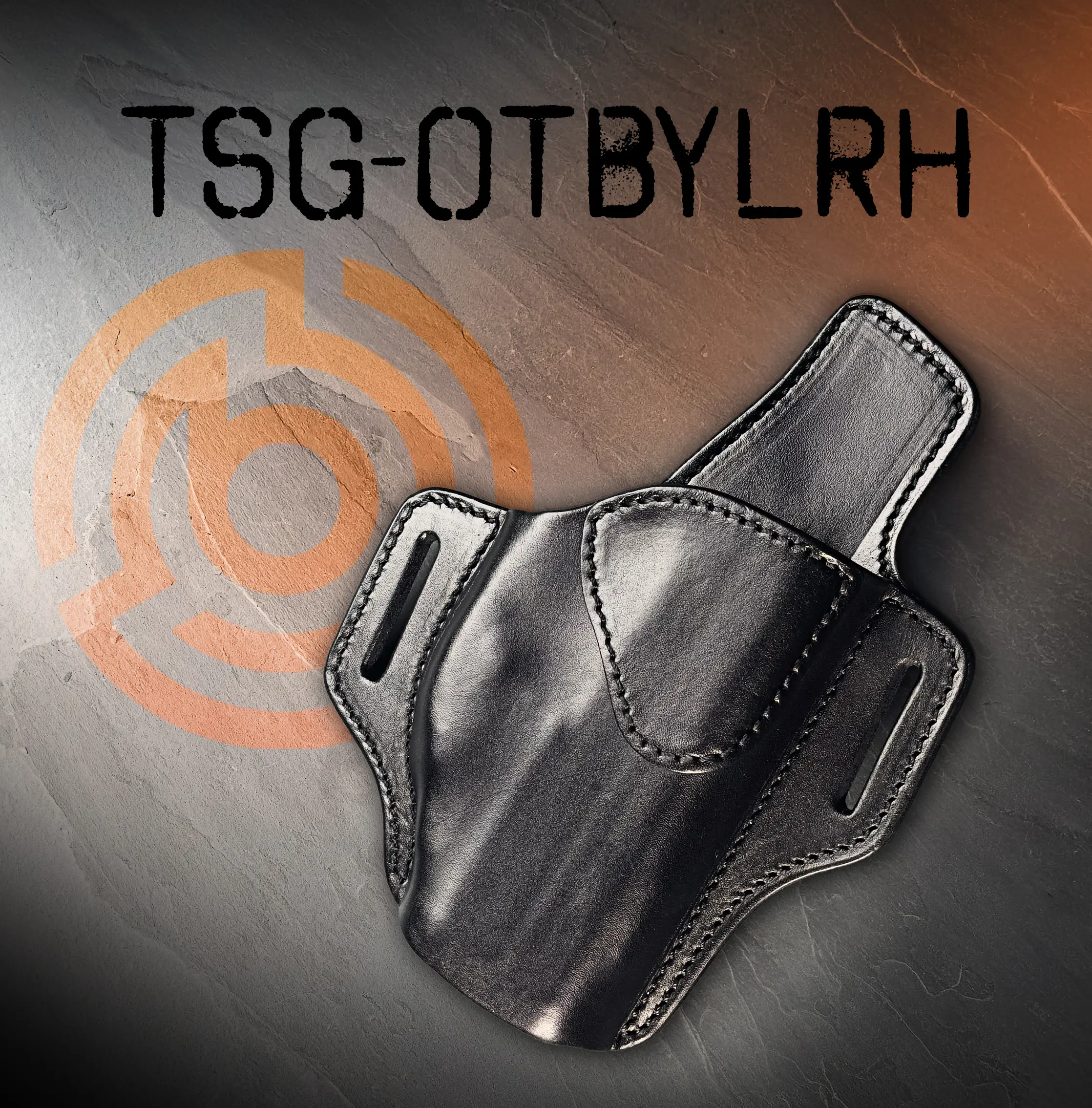 TSG LH 2 Slot OWB Leather Holster: Fits Byrna SD LE XL