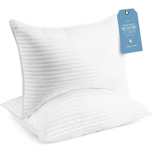 Size Memory  (Adjustable Fill) Bed Pillows Set of 2 - Cooling Shredded  Pillow for ,  or Side Sleepers