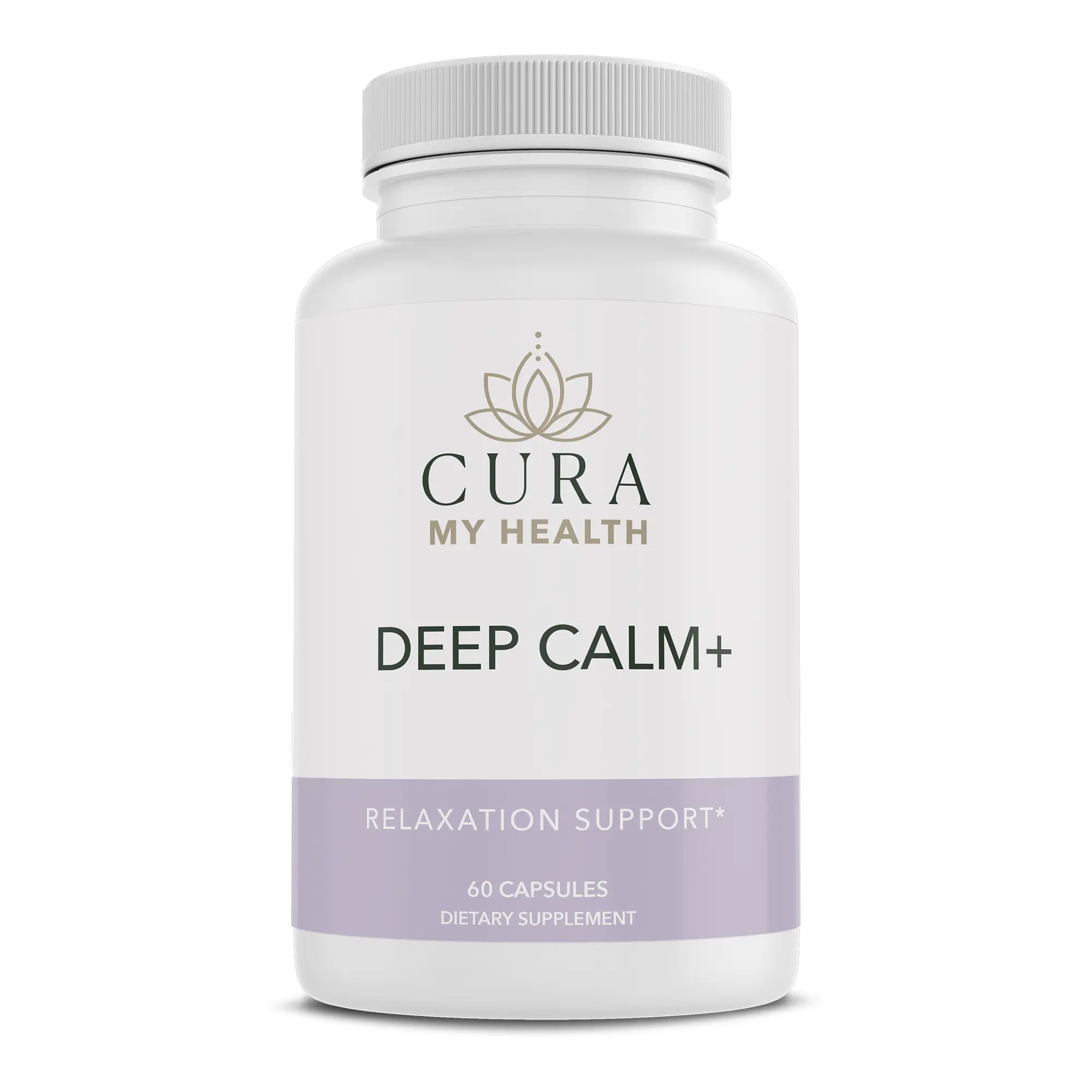 CuraMyHealth Deep Calm+ Dietary Supplement, 60 Capsules
