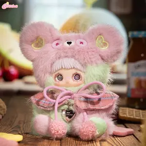 CALEMBOU Maymei Tiny Bear Cookie Series Plush Blind Box Pendant, Cute Stuffed Blind Box Keychain, Kawaii Mystery Vinyl Plush Bag Charms Collectible for Birthday