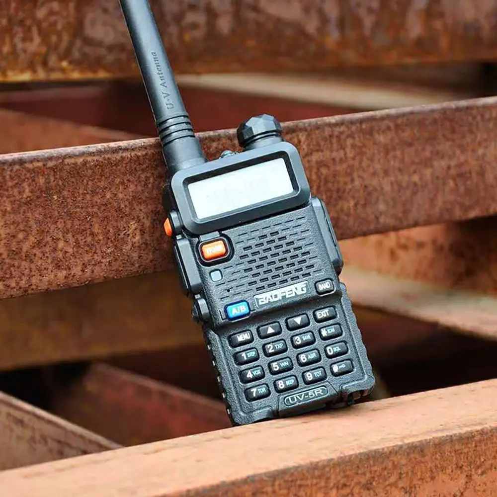 BAOFENG UV-5R Portable Handheld Walkie Talkie, 1 USB Rechargeable Dual Band Two-Way Amateur Radio Transceiver, Outdoor Long Standby Radio