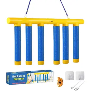 2026 Upgrade Reflex Challenge Throwing Stick Game Hand Eye Coordination Training Toy Adjustable Speed Catching Toy For All Ages