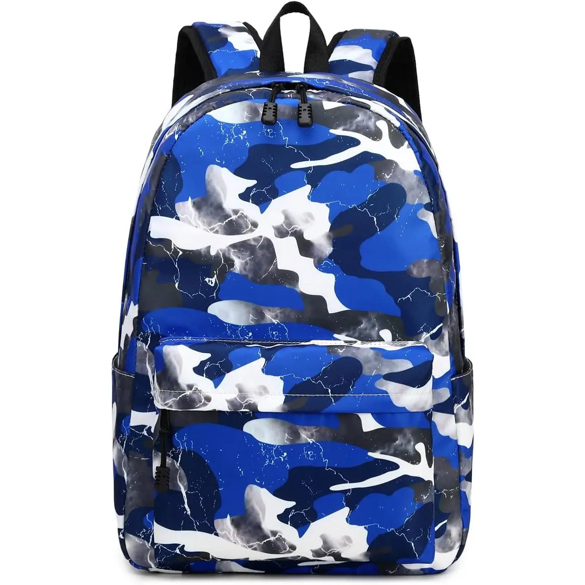 Backpack For Boys Girls Elementary Waterproof teen School Bags Kids Bookbag Lightweight Camo Blue