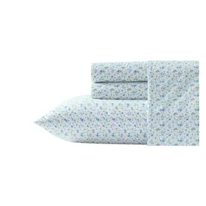 Laura Ashley Evie Blue Twin XL Sheet Set
