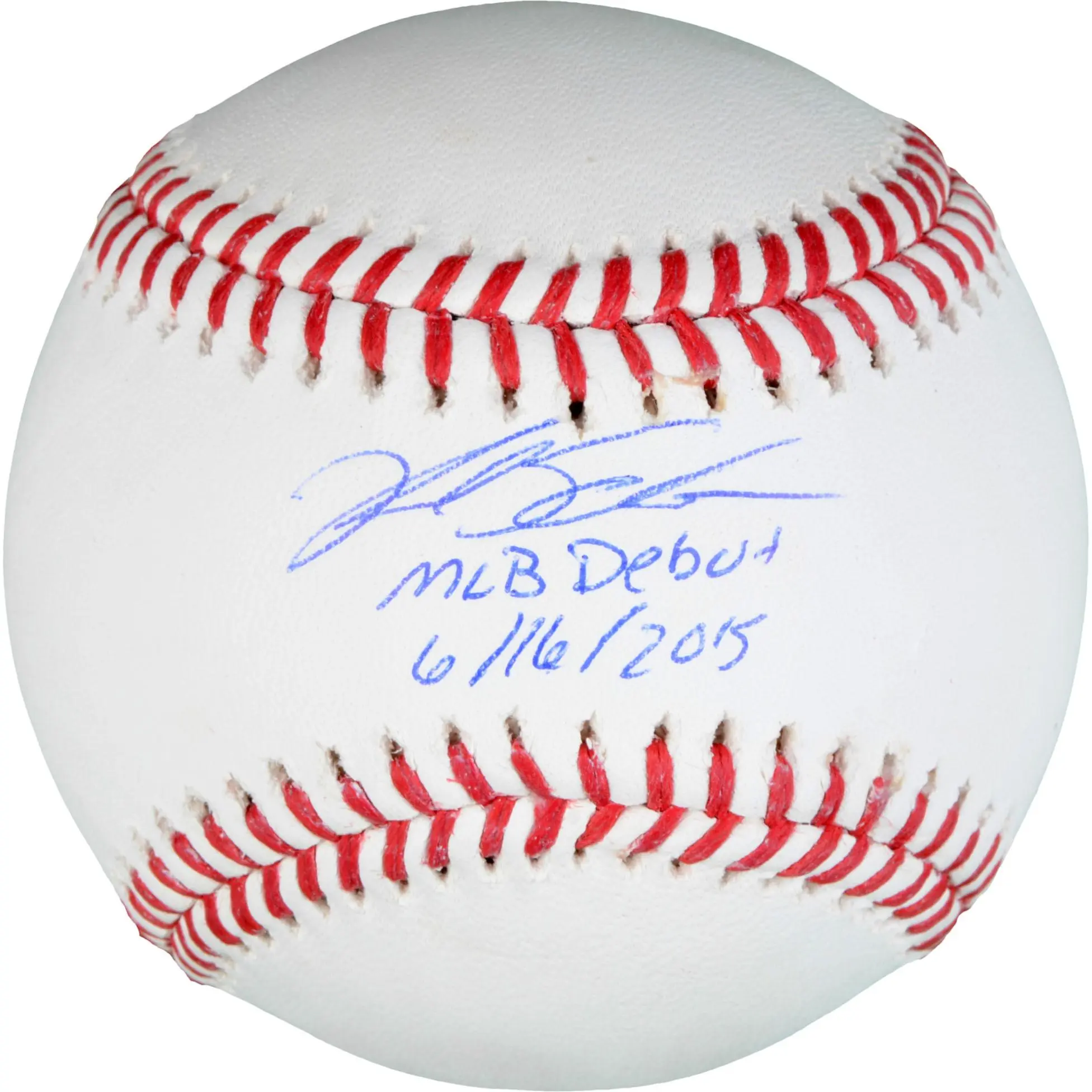 Kyle Schwarber Philadelphia Phillies Autographed Baseball with "MLB Debut 6/16/15" Inscription - Fanatics Authentic Certified