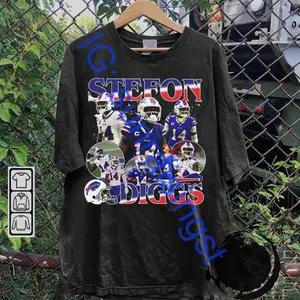 Stefon Diggs Vintage Bootleg Style Shirt, Stefon Diggs Shirt, Unisex shirt