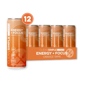 Energy + Focus: Orange Swirl (12-pack)