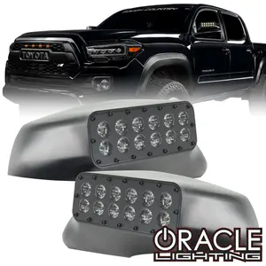 ORACLE Lighting 2016-2023 Toyota Tacoma LED Off-Road Side Mirror Ditch Lights 24x Cree LEDs 2200lm 45° Beam Angle Modular Components 6000K Color Temp
