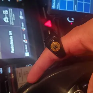 Smart Prayer Bead Ring with 4-Digit Display , Minimalist Design, Islamic, Supports APP Connection, Waterproof Electronic Counter, Ideal for Muslim Prayer and Daily Worship