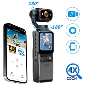 Vlogging Camera With 1.69'' CMOS & 4K Video,Pocket Camera,Fast Focusing,Digital Video Camera for Photography,Digital Camera,Camera pocket,Pocket Camcorder, Wireless Vlog Camera
