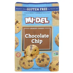 Mi-Del Cookies Crunchy Cookies, Chocolate Chip, 8 oz (227 g)