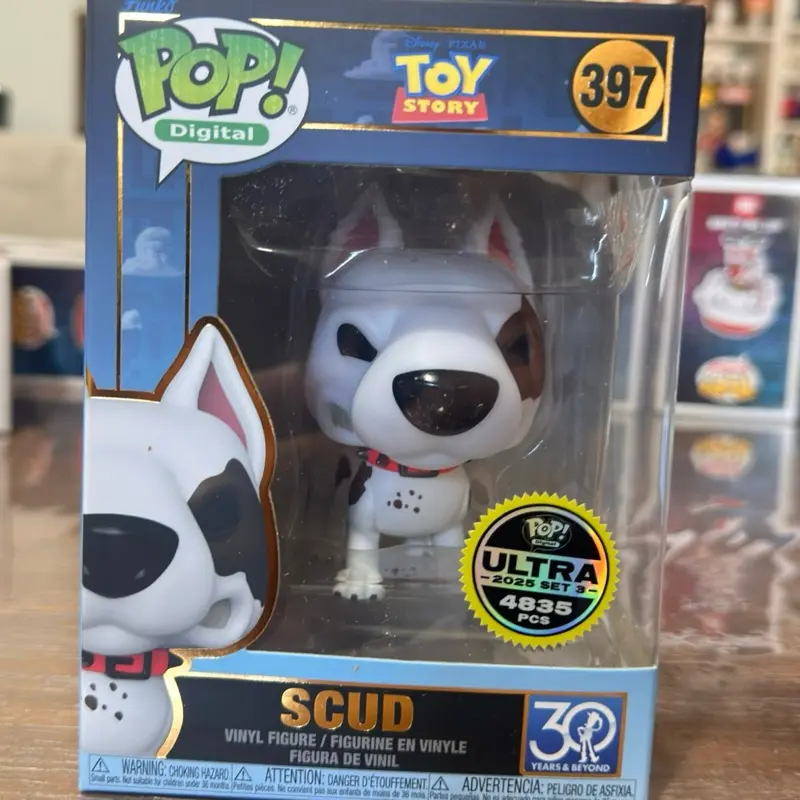 Funko Pop NFT Vinyl Action Figure - Toy Story Scud Collectible Figurine