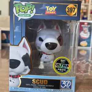 Funko Pop NFT Action Figure - Toy Story Scud Collectible Figurine, Action Figures Funko Pop NFT Action Figure - Toy Story Scud Collectible Figurine, Action Figures