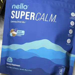 Product Review of Nello Supercalm Calming Drink Mix with KSM-66 Ashwagandha Vitamin D3 Magnesium & L-Theanine Supports Cortisol Balance Mood Sleep 20 Servings Travel Packets Dietary Supplement from 𝕂** 𝕃** 𝕊** ✨**