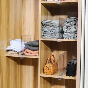 Acrylic Dorm Room Closet Organizer, Multi-Layer Storage Rack for Small Spaces, Clothes and Bag Organization, Space-Saving Design