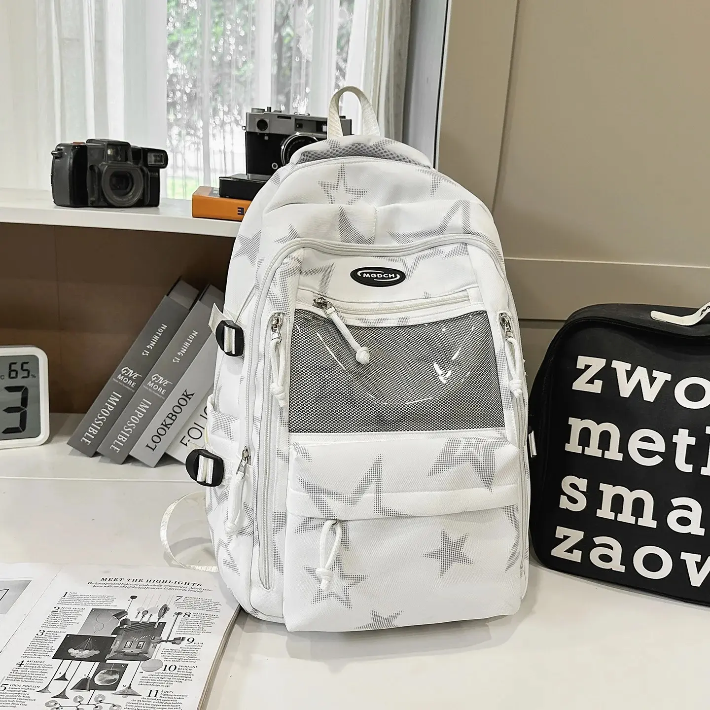 Fashion Big Student Backpack Rucksack Girls School Bag High Capacity Women Backpack Female Cute Leisure Travel Mochila