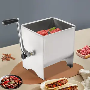 30-Pound/9KG Capacity Tank Manual Meat Mixers Stainless Steel Manual Meat Mixer