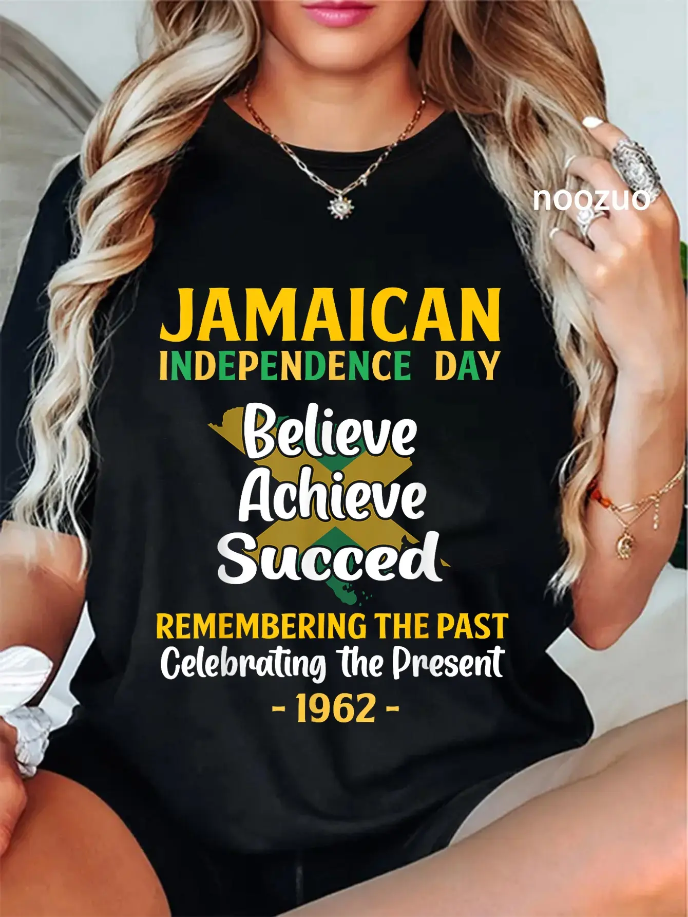 100% Cotton Jamaican Independence Day Jamaica 1962 T-Shirt