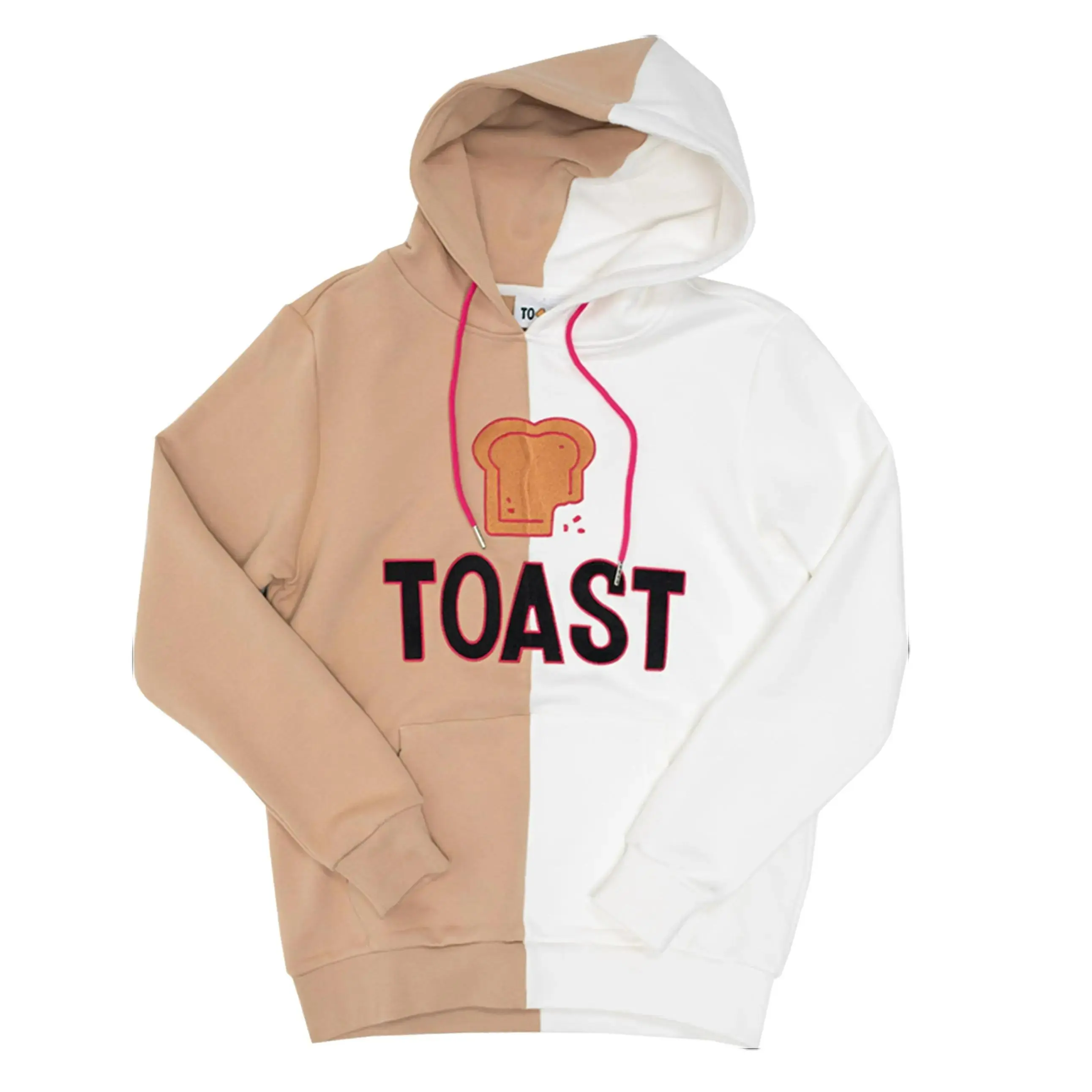 Toast OG Split Hoodie Casual Clothes Graphic Embroidered Pullover Fleece Menswear streetwear