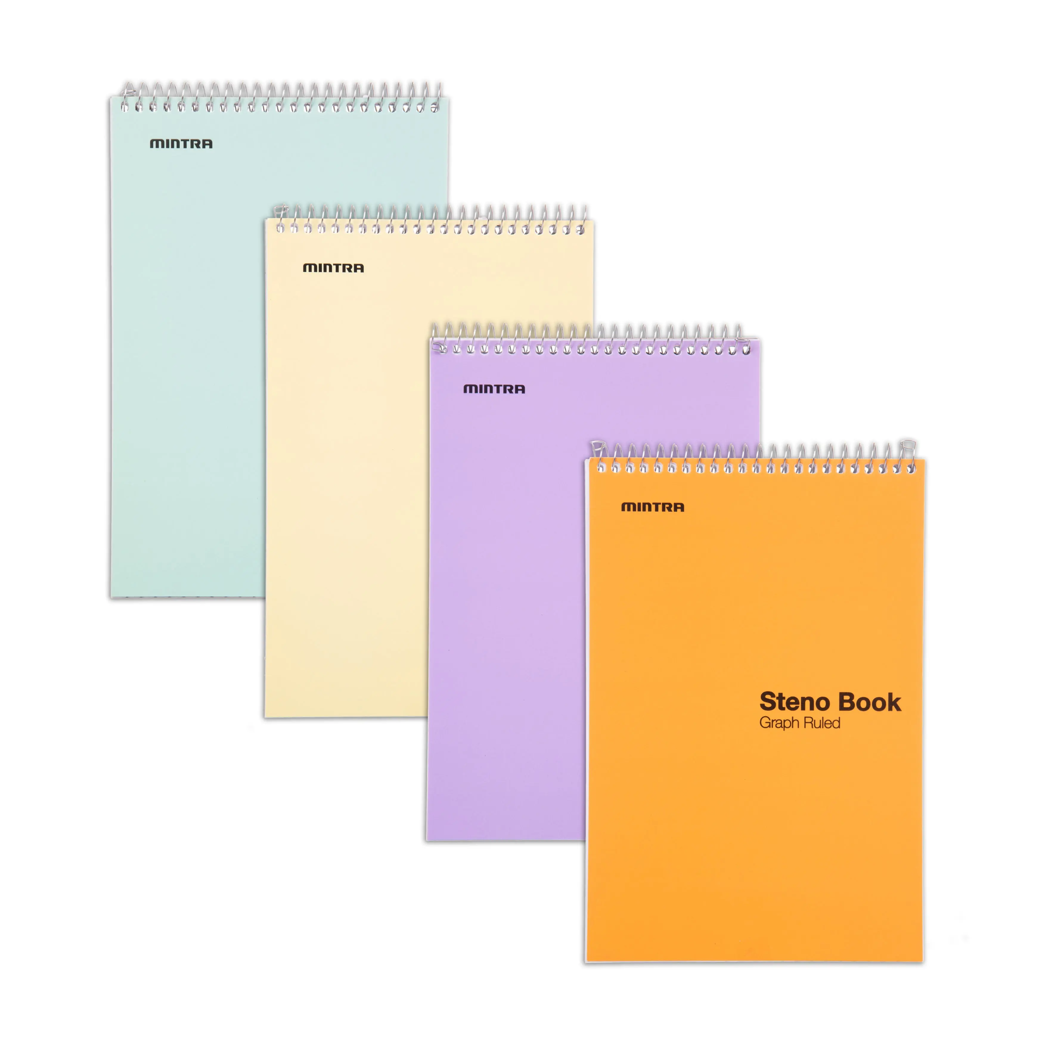 Pastel Steno Books, 4 Pack