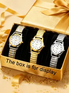 Women's Quartz Exquisite Watch Set, Fashion Casual Simple Style, Multiple Colors Available, Perfect Gift for Christmas, Thanksgiving, Mother's Day