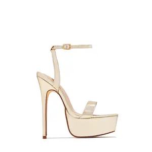 Your Temptation Platform High Heels - Gold