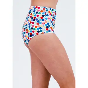 High Waisted Full Coverage Bikini Bottom | Final Sale