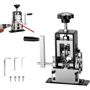 Manual Wire Stripping Machine Gauge Wire 0.04-1 inches, Scrapping Copper Wire Peeler Machine, Drill   Wire Peeler Stripping Tool with Hand Crank for Scrap Copper Wire  Recycling