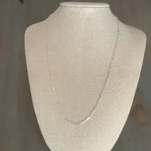 24” Dainty Paperclip Chain (adjustable) Solid 925 Sterling Silver
