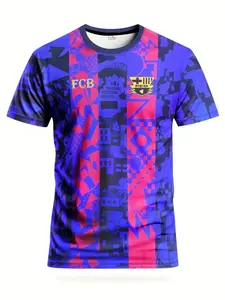Men's Youth Football Shirt & Breathable Sports T-Shirt, Sports Jersey, Football Jerseys, Outdoor Training Casual Versatile Top, Suitable for Matches and Daily Wear