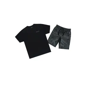 Zayn Black Graphic Short Set