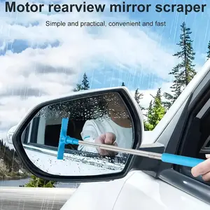 Car Multi-Functional Retractable Wiper, Rearview Mirror Window Cleaning Brush, Extendable Glass Dust Removal Tool, Car Windshield Cleaner, Car Cleaning Supplies