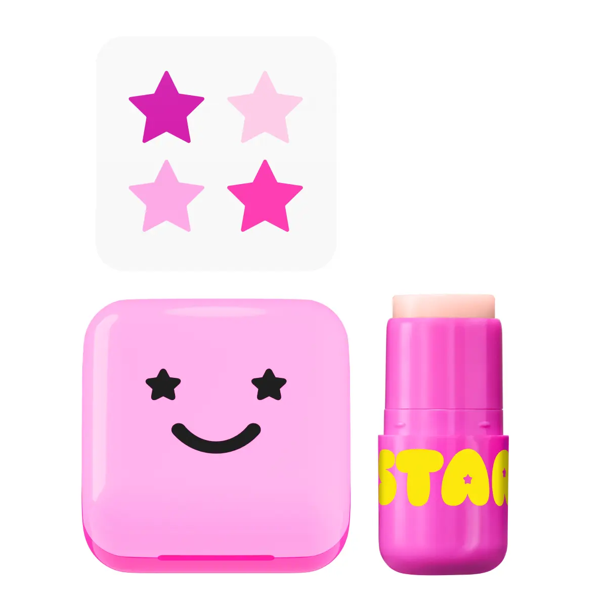 Starface Favs, Bundle 1 Pink Compact + 1 Star Balm Starfruit Starface Favs, Bundle 1 Pink Compact + 1 Star Balm Starfruit