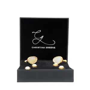 Men's Cufflink and Stud Set- Pearl