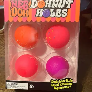 Schylling NeeDoh Donut Holes (New) Unisex Portable Tactile Sensory Stress Reliever, Anxiety Relief Products,  Squishy Fidgets, $40 Per Pack