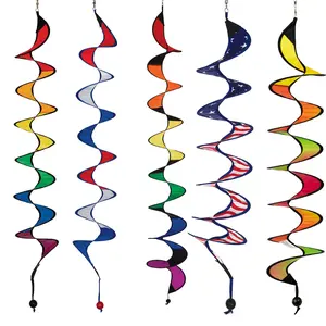 In the Breeze Curlie Spinner Colorful Mesmerizing Wind Spinner Accent for Yards Gardens Patios Hot Air Balloon Spinner Accessory Fade Weather Resistant