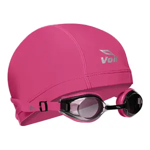 Summer Pack – Adult Swim Set Cap & Goggles – Training & Recreation | Pink