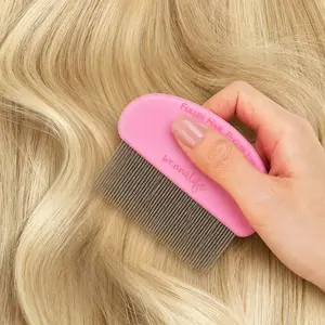 WENNALIFE Tape Removal Comb for Tape-in Extensions, Fine Stainless Steel Teeth for Easy Glue Residue Removal, Scalp-Safe No-Pull Ergonomic Design for Salon & Home Use #DealsForYouDays
