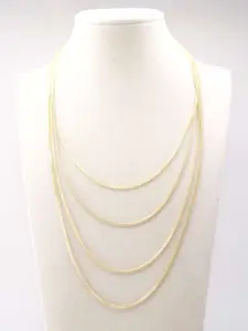 Oroconda Jewelry 14K Franco Hueco - Genuine 14K Gold Hollow Franco Chain with Polished V-Shaped Links for Everyday Elegance