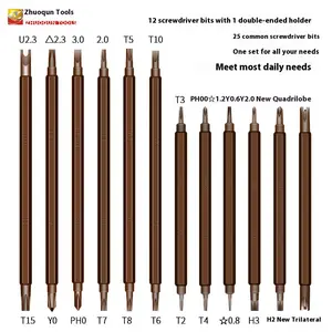 12-in-1 S2 Steel Screwdriver Set for Home Use For Removing 3-Point, 4-Point, YU-Type, Triangular, Flower-Shaped, and Special-Shaped Screws