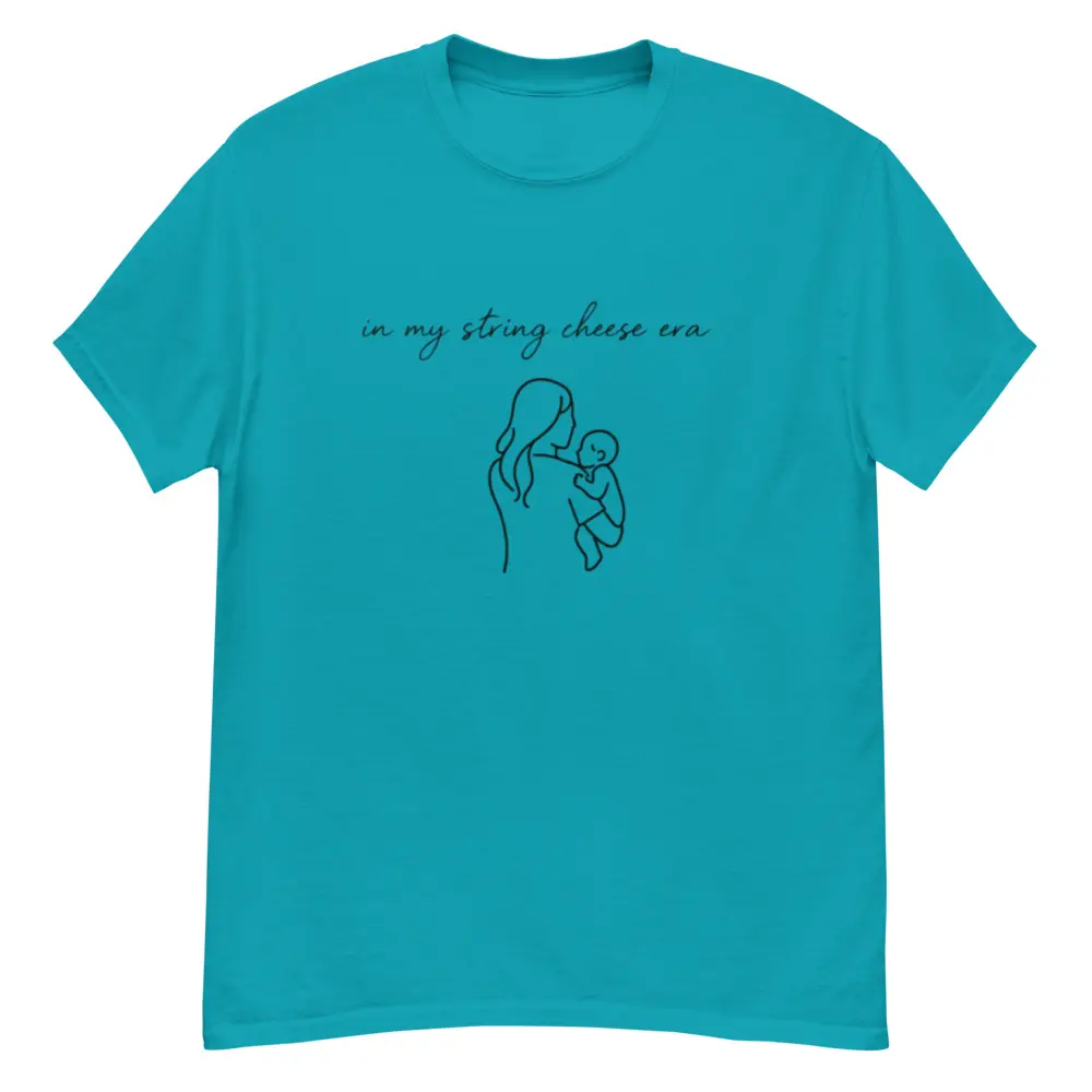 In My String Cheese Era Motherhood Shirt Gilman Softyle