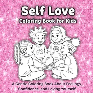 Self Love Popular Adult, Teen, Kids Coloring Book