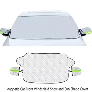 Magnetic Windshield Protector, Waterproof UV Protection, Foldable Durable Car Front Cover, All-Season Outdoor Parking Guard