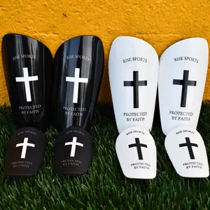 Cross Shin Pads for Christian Athletes