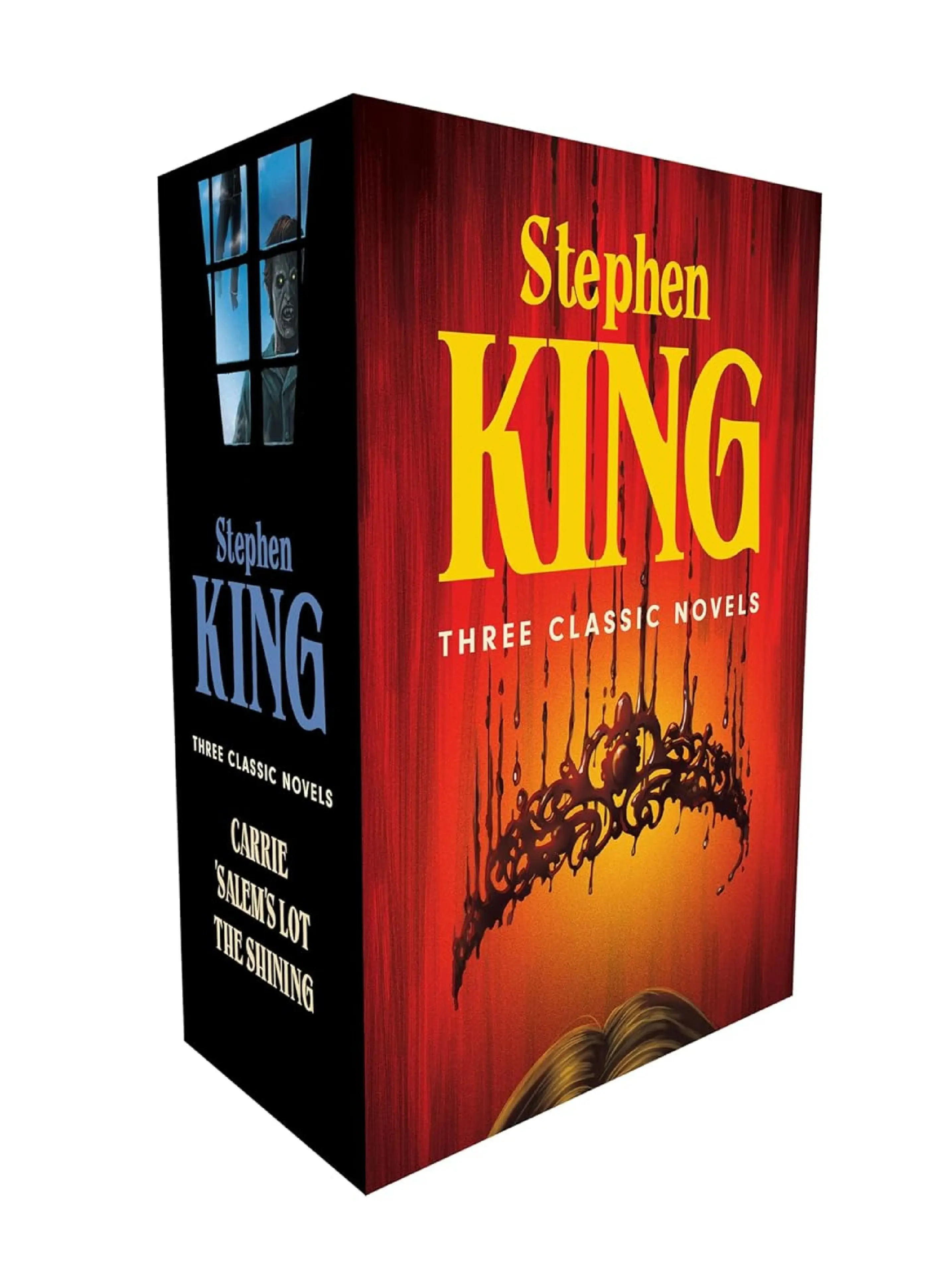Stephen King 3-Book Classic Edition Box Set - Paperback Book Series Including Carrie, 'Salem's Lot, The Shining